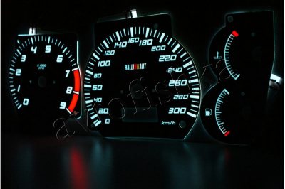 Mitsubishi Lancer EVO 5 EVO 6 светодиодные шкалы (циферблаты) на панель приборов