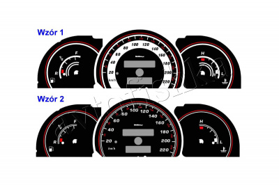 Opel Astra F светодиодные шкалы (циферблаты) без оборотов в минуту -